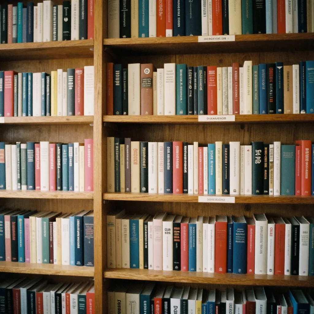 Biblioteca personal acogedora